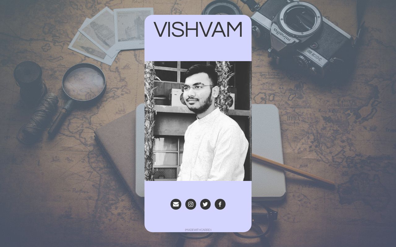 Carrd profile picture for @vishvam